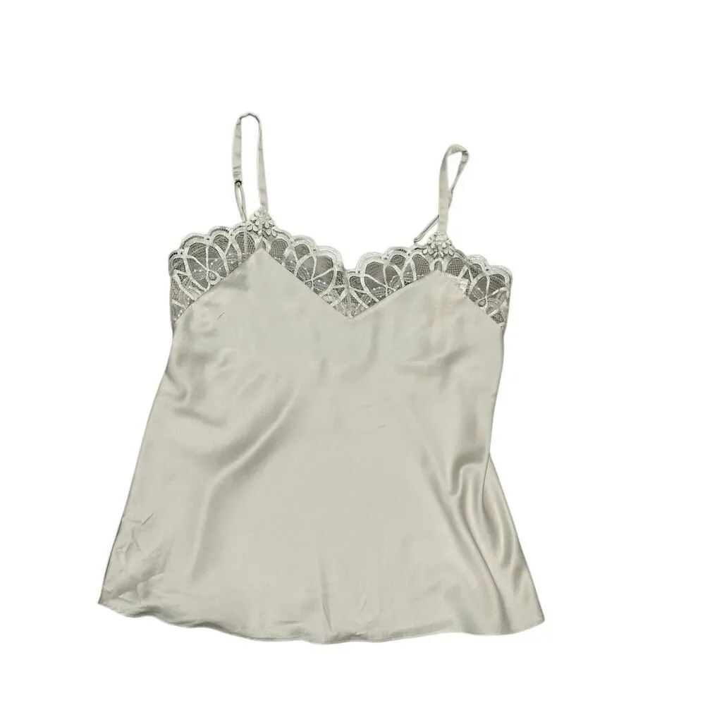 Flora Nikrooz M champagne camisole tank fairy romantic